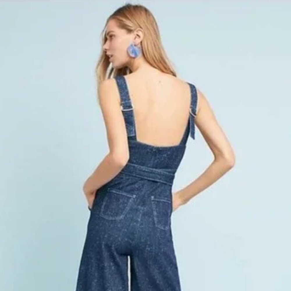 Anthropologie Pilcro & the Letterpress Lydia Denim Jumpsuit - Picture 3 of 11